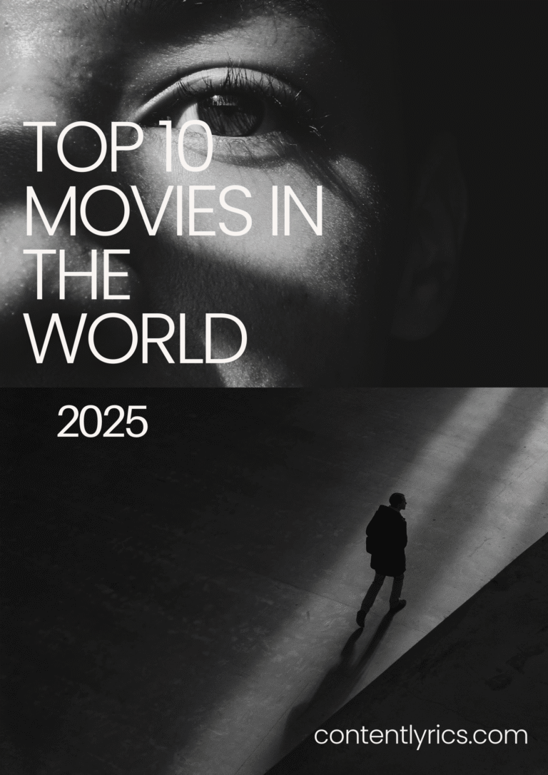 Top 10 Movies in the World Poster Collage